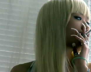 Smoking japanese punk dame