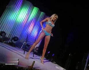 KELLY KELLY Takes off *WWE Total VIDEO*