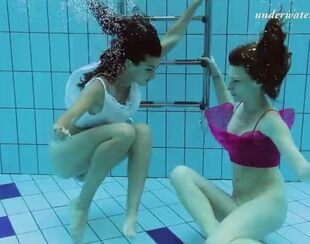 Lera and sima lastova fantastic underwater damsel