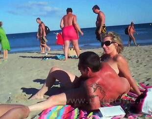 Inexperienced vid compilation of beach groupsex
