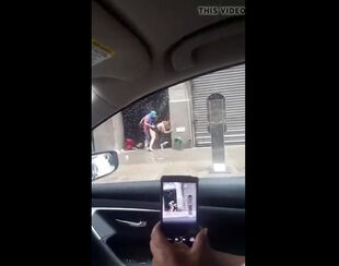 Stud filmed by mobile phone how duo boning on the public