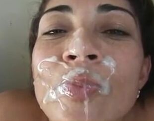 torrid poking with a ample facial cumshot